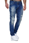 Jeans Slim Fit Stretch Denim Designer Hose 1507 Denim-Farbe-Blau_final