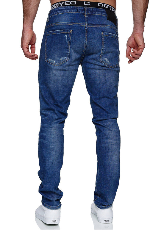 Jeans Slim Fit Stretch Denim Designer Hose 1507 Denim-Farbe-Blau_final