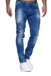 Jeans Slim Fit Jeanshose Stretch Denim Designer Hose 1507-1 Hellblau-Farbe-Blau_final