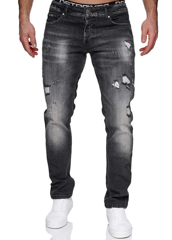 Jeans Denim 1506 -4 Anthrazit-Farbe-Grau_final