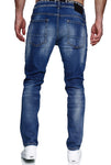 Jeans Slim Fit Jeanshose Stretch Denim Designer Hose 1507-4-Farbe-Blau_final