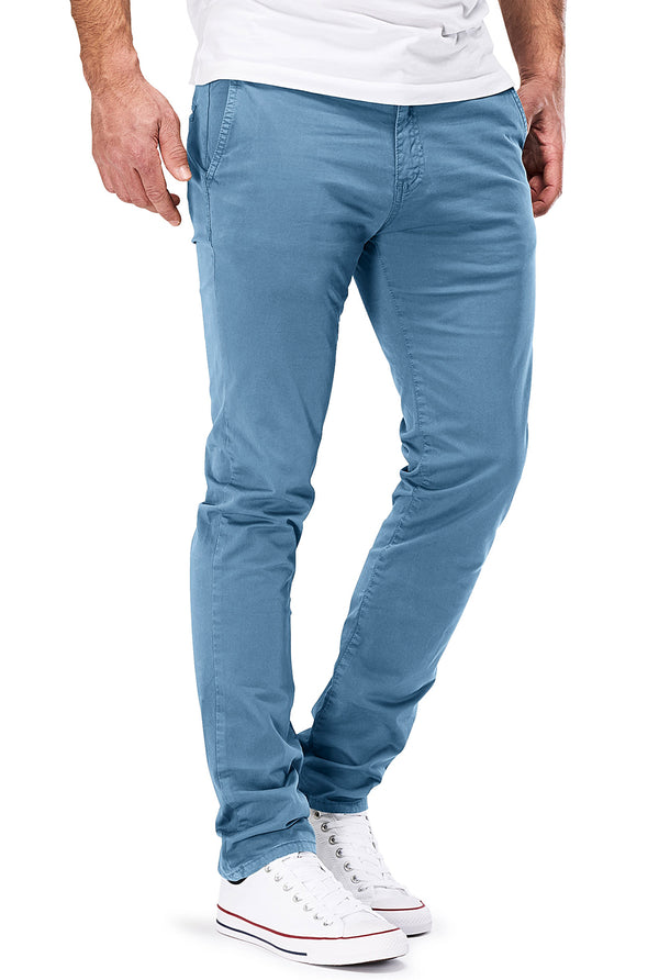 Chinohose Stretch Designer Hose 401 hellbalu01-Farbe-Hellblau_final